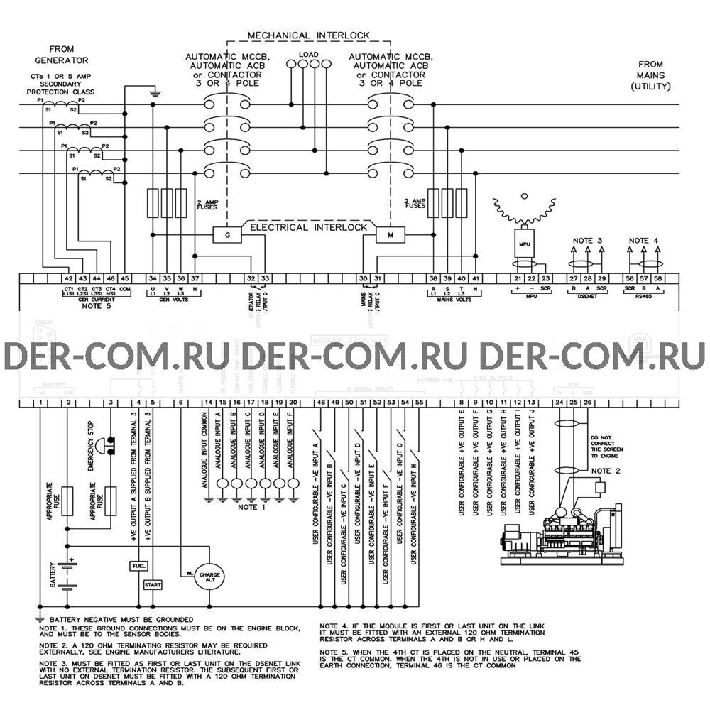 Контроллер Deep Sea DSE7320 в Ярославле - ДизельЭнергоРесурс