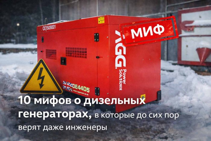 10 мифов о дизельных генераторах