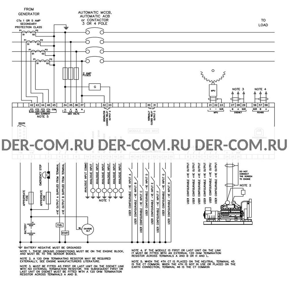 Контроллер Deep Sea DSE7310 в Ярославле - ДизельЭнергоРесурс