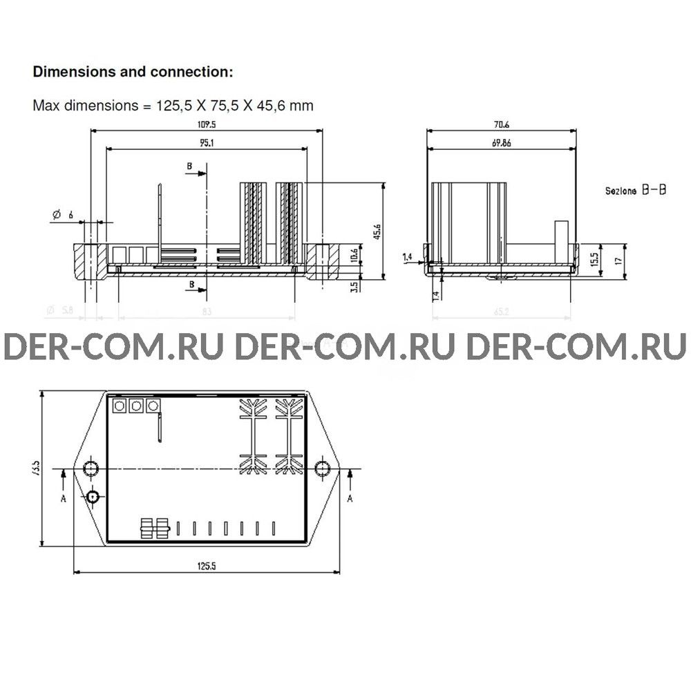 Регулятор напряжения AVR Sincro BL4 в Ярославле - ДизельЭнергоРесурс