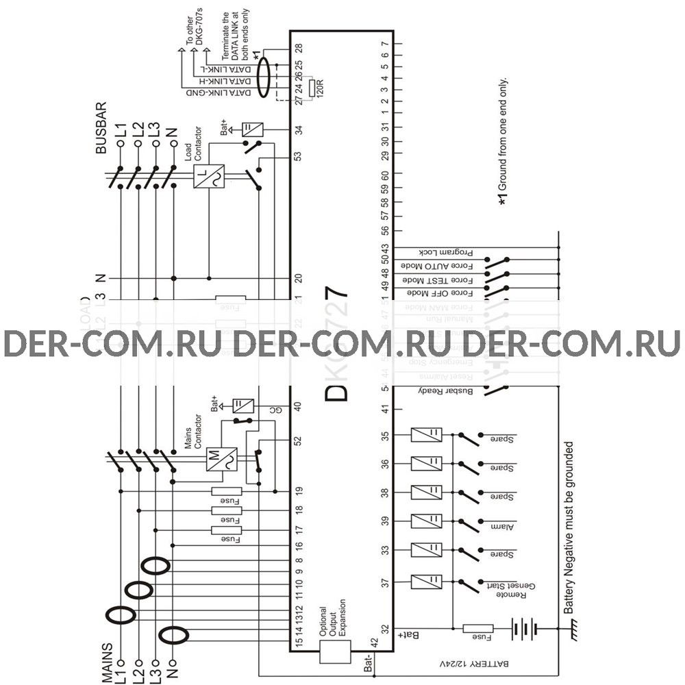 Контроллер Datakom DKG-727