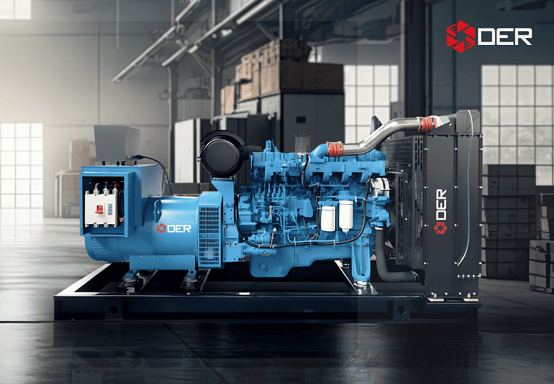 Дизельный генератор DER-900W на базе двигателя Weichai в контейнере на шасси ДизельЭнергоРесурс