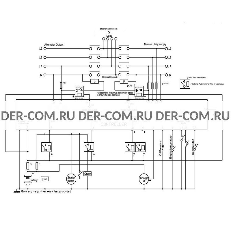Контроллер Deep Sea DSE704 ДизельЭнергоРесурс