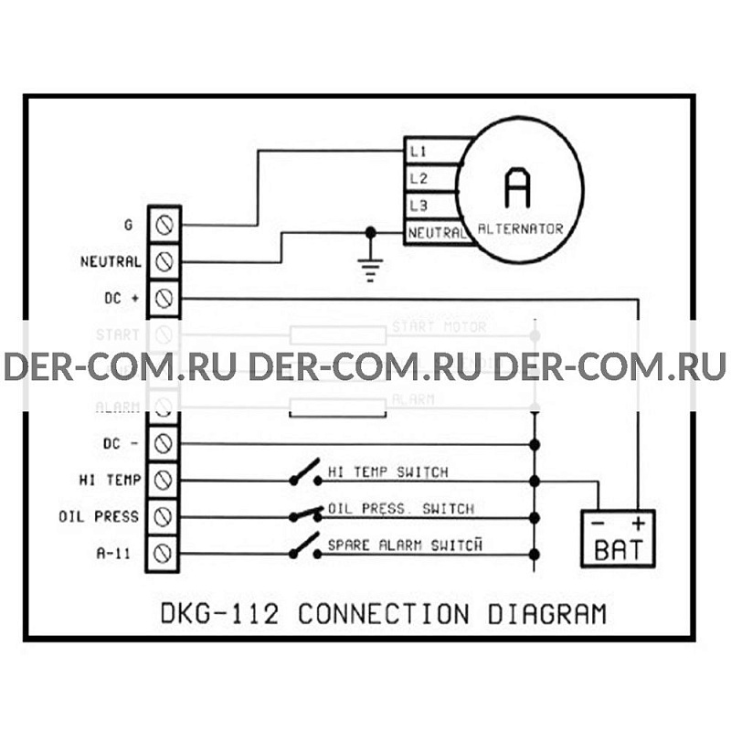 Контроллер Datakom DKG-112 ДизельЭнергоРесурс Контроллер Datakom DKG-112 ДизельЭнергоРесурс