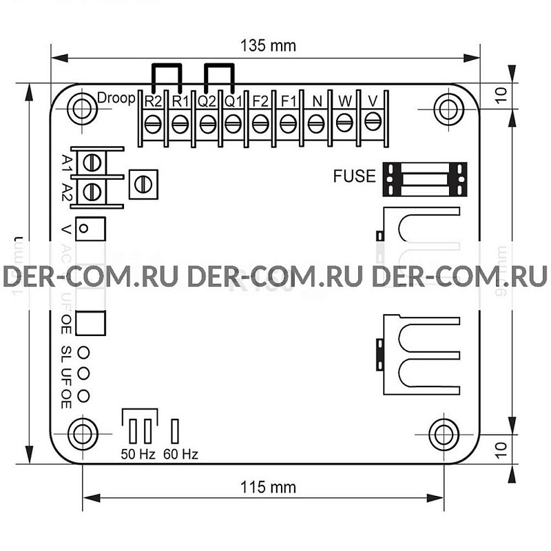 Регулятор напряжения AVR Leroy Somer R150 ДизельЭнергоРесурс
