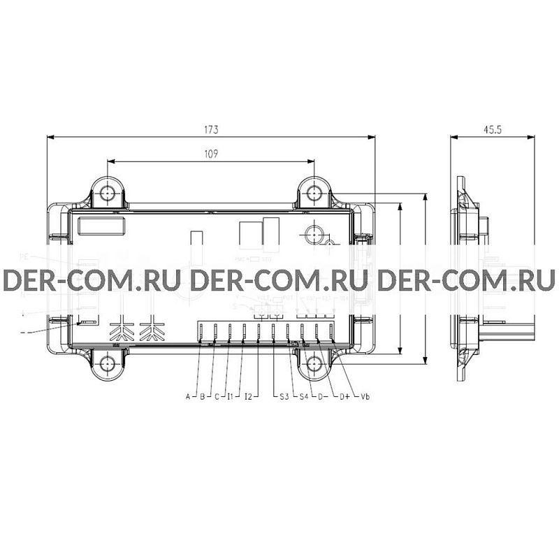 Регулятор напряжения AVR Sincro DBL1 ДизельЭнергоРесурс