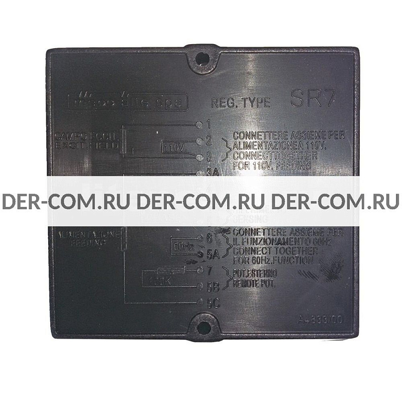 Регулятор напряжения AVR Mecc Alte SR7/2 (SR7-2G, SR7-1G) ДизельЭнергоРесурс