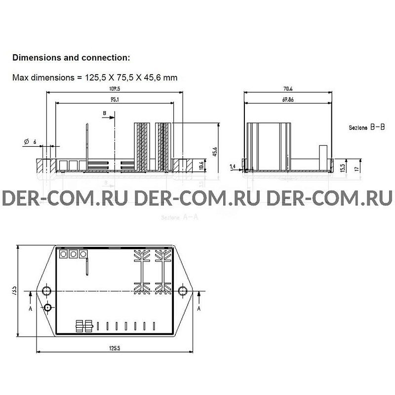 Регулятор напряжения AVR Sincro B4 ДизельЭнергоРесурс