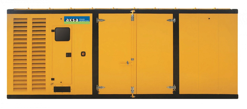 Дизельный генератор Aksa APD1250BD в кожухе с АВР ДизельЭнергоРесурс