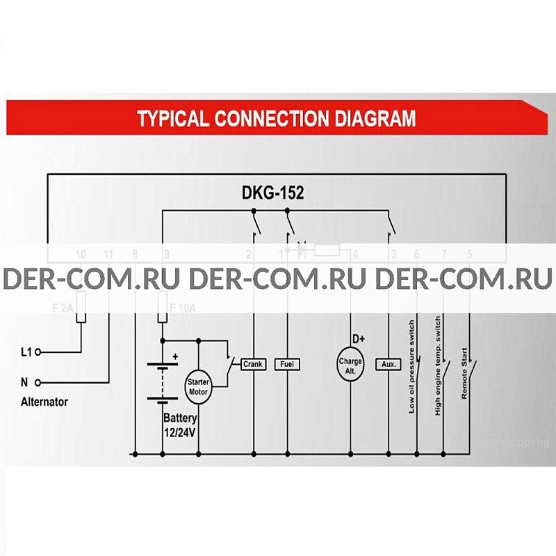 Контроллер Datakom DKG152 ДизельЭнергоРесурс