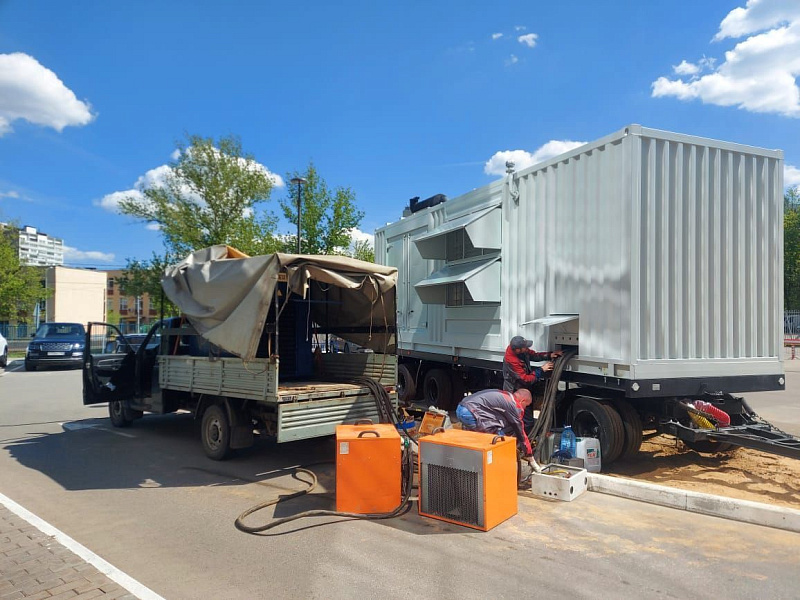 Нагрузочные испытания ДГУ SDMO X1650C на базе дизельного двигателя MTU 12V4000G23R2E