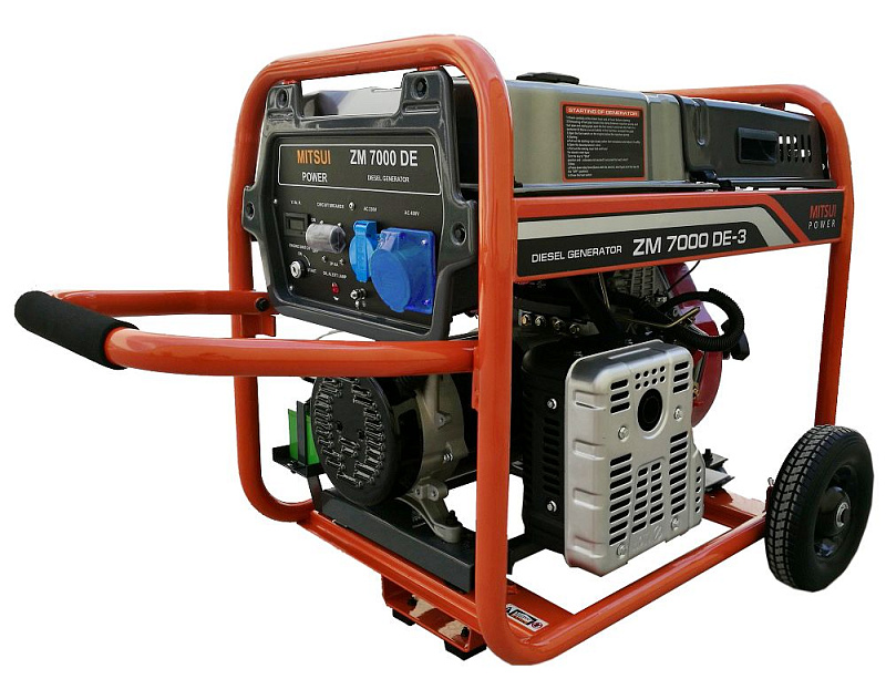 Дизельный генератор Mitsui Power ZM 7000 DE с АВР ДизельЭнергоРесурс Дизельный генератор Mitsui Power ZM 7000 DE с АВР ДизельЭнергоРесурс