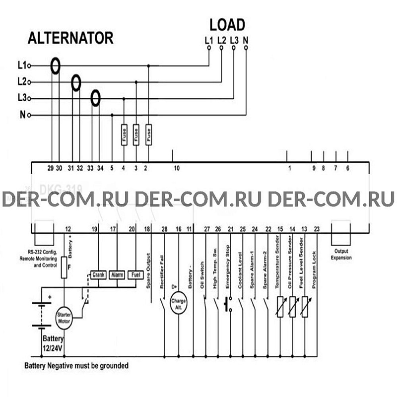 Контроллер Datakom DKG-319 ДизельЭнергоРесурс