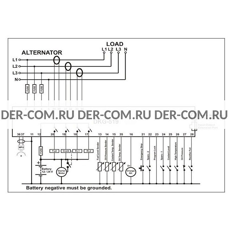 Контроллер Datakom DKG-519 ДизельЭнергоРесурс