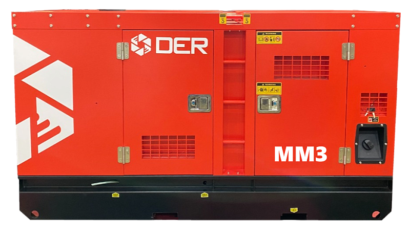 Дизельный генератор DER-56M в кожухе ДизельЭнергоРесурс