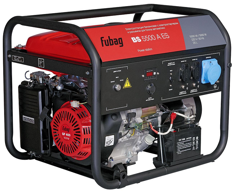 Бензиновый генератор Fubag BS 5500 A ES с АВР ДизельЭнергоРесурс Бензиновый генератор Fubag BS 5500 A ES с АВР ДизельЭнергоРесурс