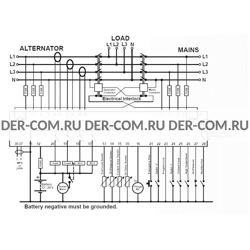 Контроллер Datakom DKG-309 ДизельЭнергоРесурс