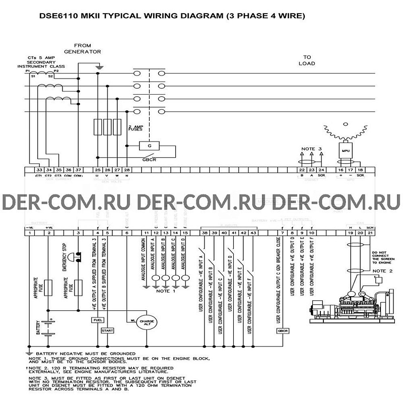 Контроллер Deep Sea DSE6110 ДизельЭнергоРесурс