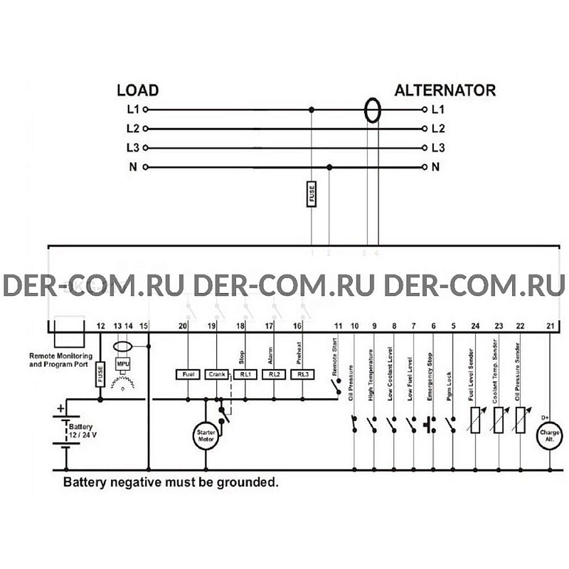 Контроллер Datakom DKG-215 ДизельЭнергоРесурс
