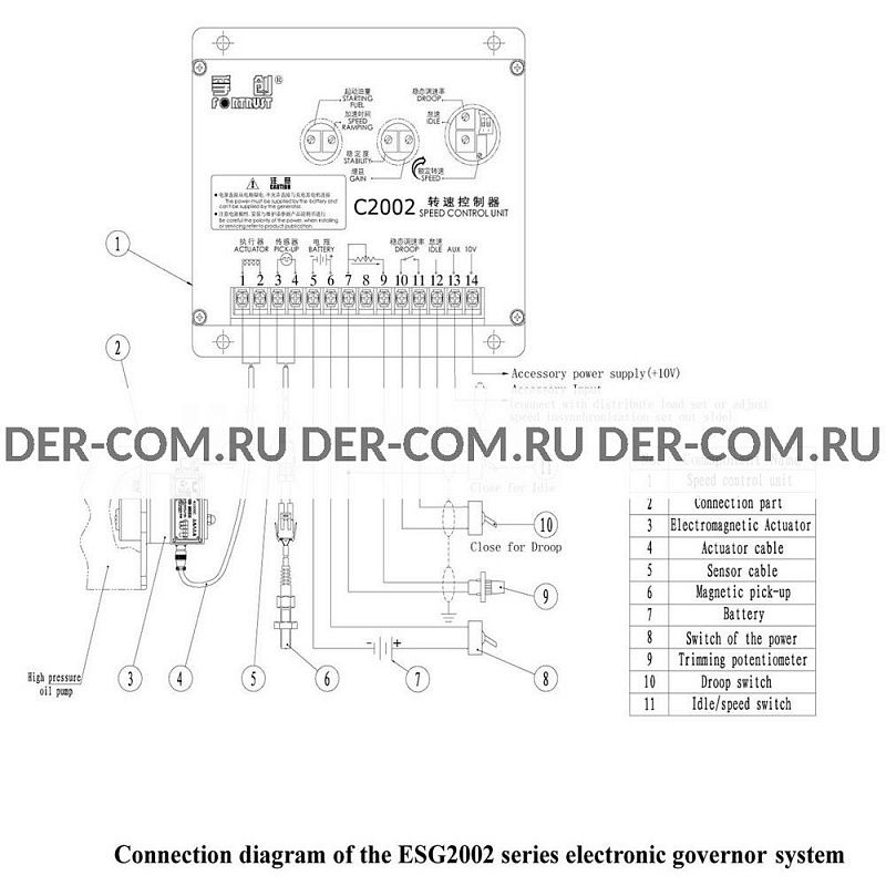 C2002 speed controller схема подключения