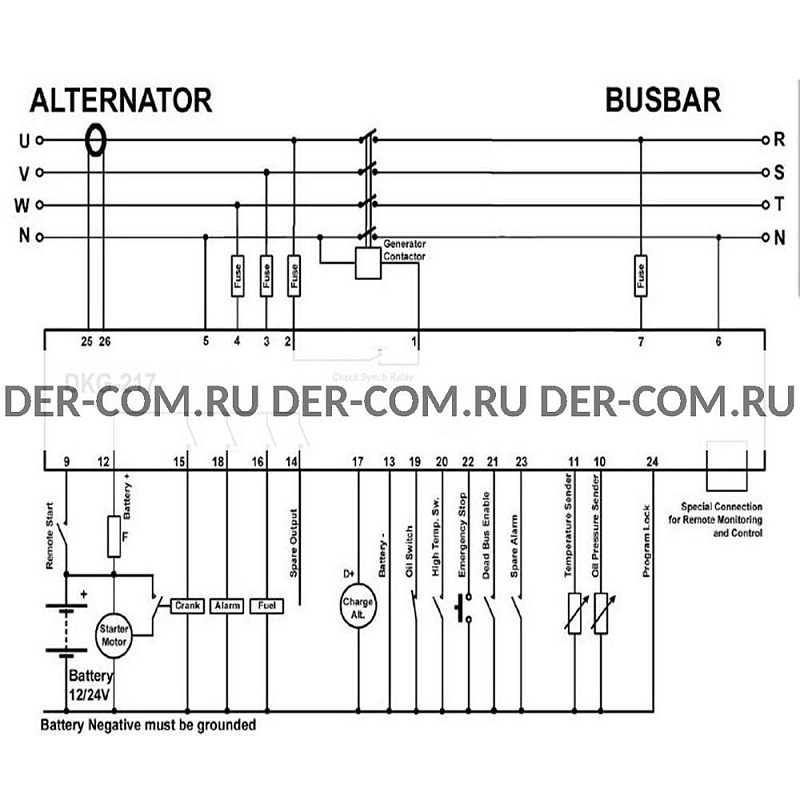 Контроллер Datakom DKG-217 ДизельЭнергоРесурс